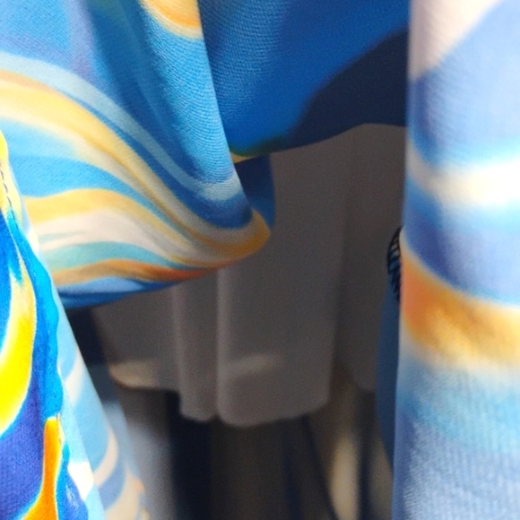 Multicolor V-Neck Maxi Dress - Picture 6 of 11